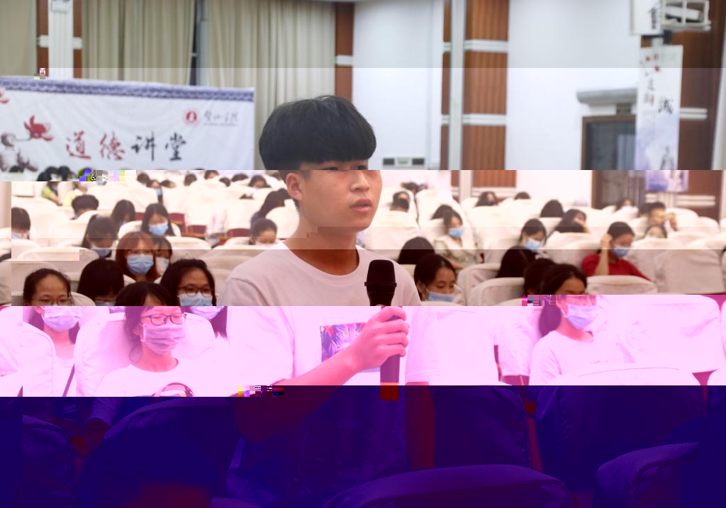 圖為學生分享自己的感受