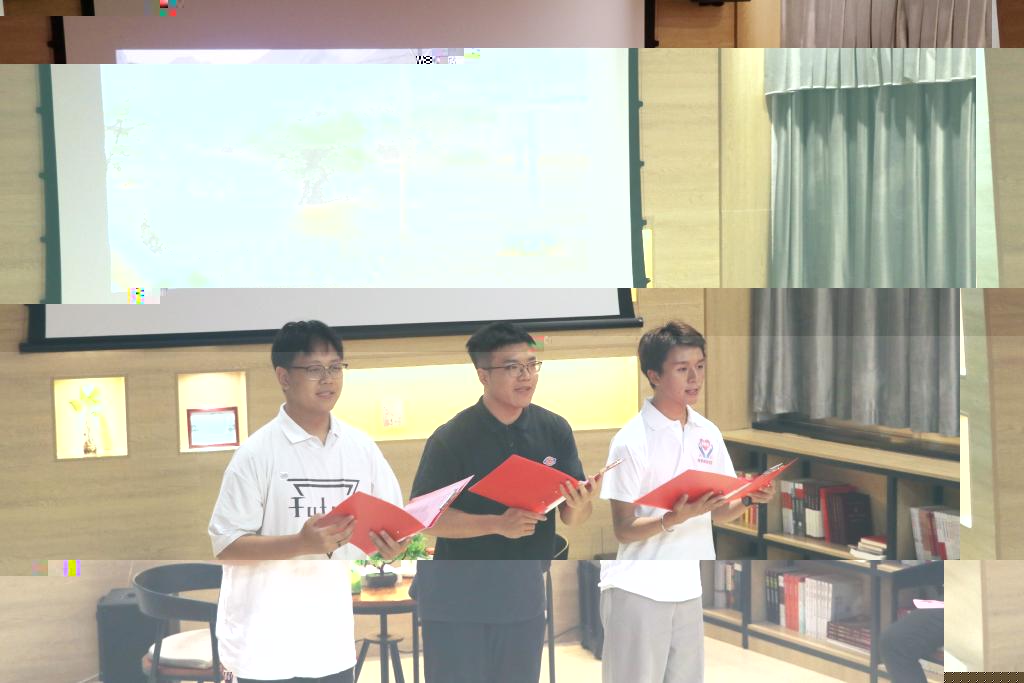 學生進行詩歌朗誦