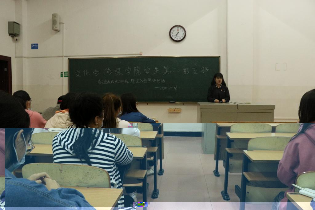 學生李媛婷在現場宣講