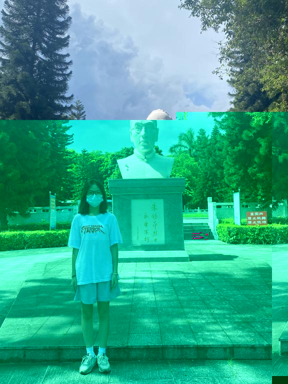 支部成員打卡紅色基地剪影