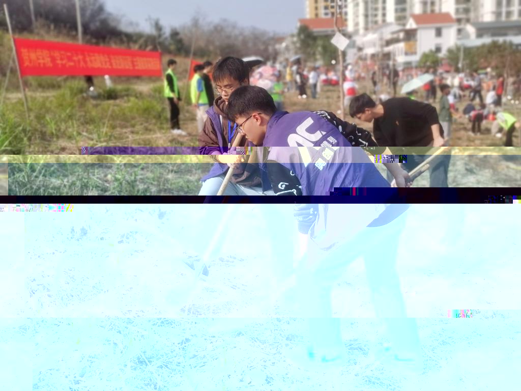 圖為活動中的志願者身影