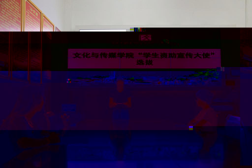 資助宣傳大使選拔現場