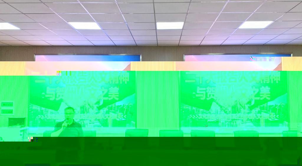 圖為黨課現場